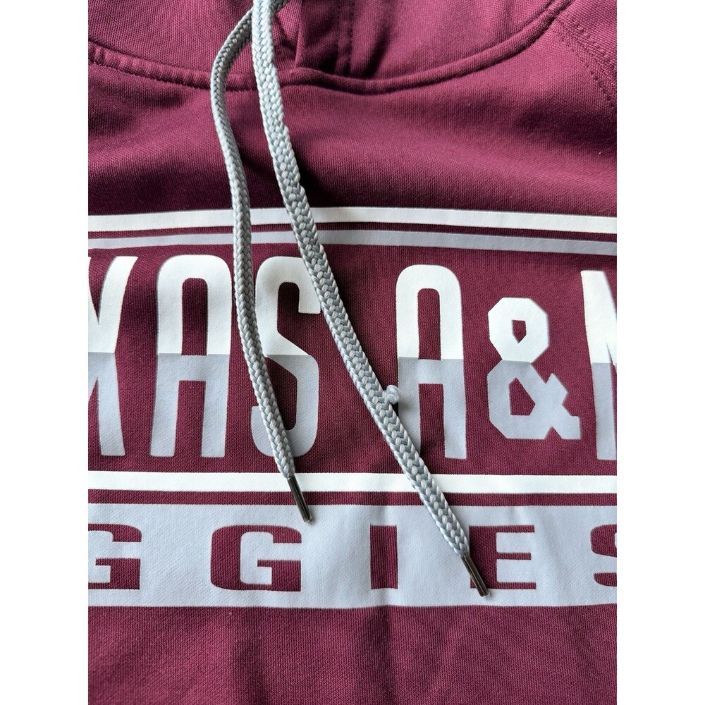 Colosseum Texas A&M Aggies Maroon Pull Over Hoodie - Picture 2 of 5